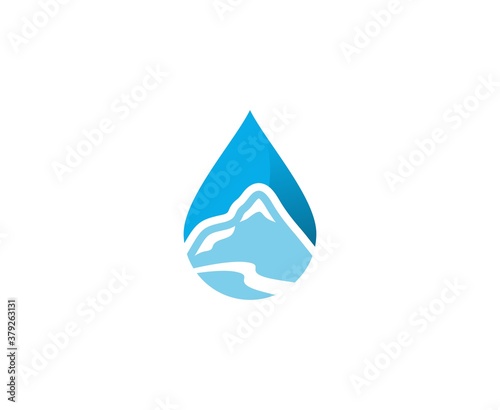 Water drop logo 