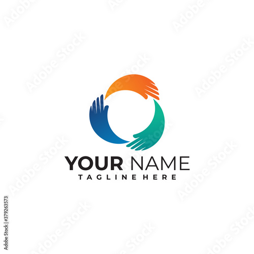 humanity logo icon vector isolated