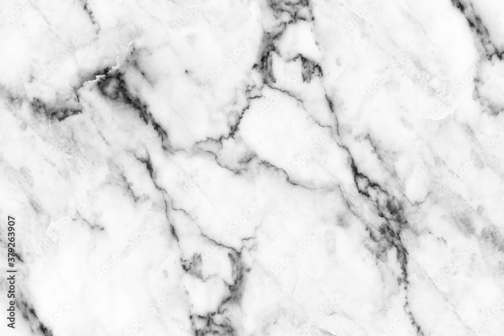 Fototapeta premium White marble texture background pattern with high resolution.