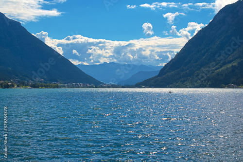 View of lake Achensee in Tyrol, Austria