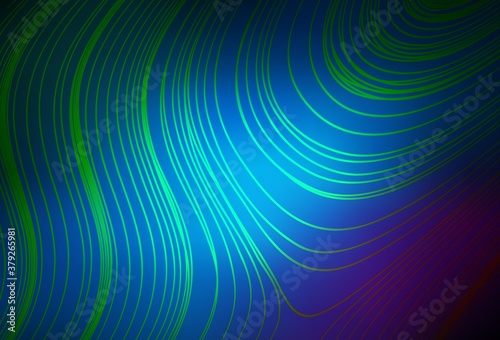 Dark Pink, Blue vector blurred template.