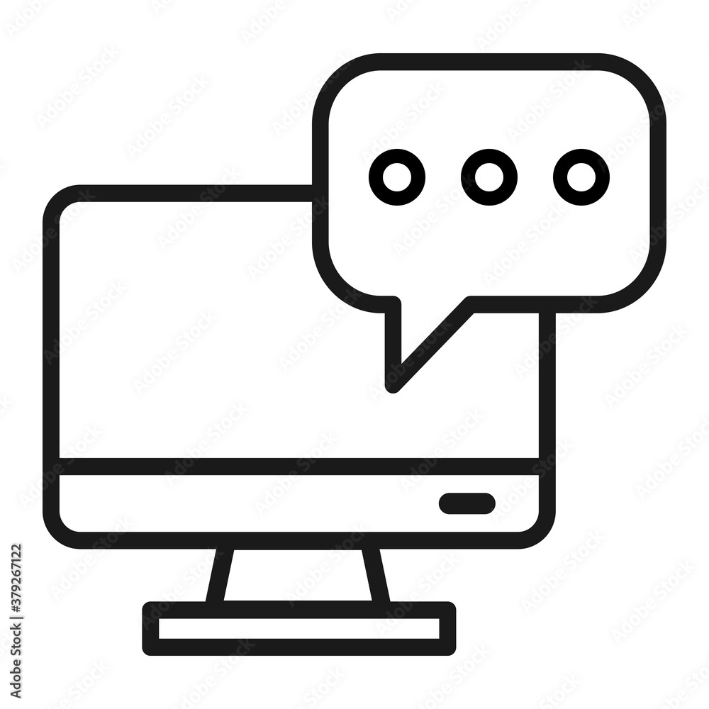 Pixel perfect bubble text chat message notification icon Pixel perfect bubble text chat message notification icon