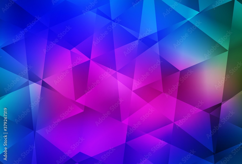 Dark Pink, Blue vector abstract polygonal background. Dark Pink, Blue vector abstract polygonal background.