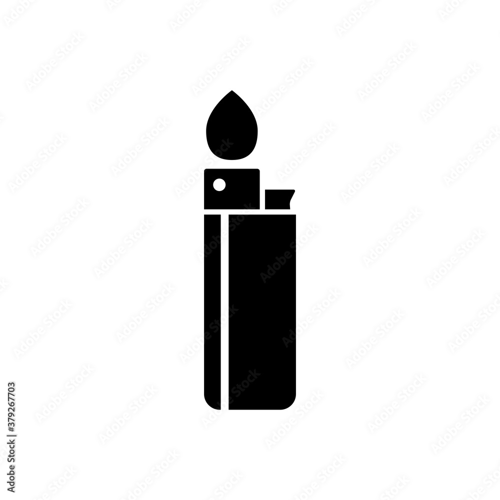 Lighter Flat Icon Design Vector Template Illustration Lighter Flat Icon Design Vector Template Illustration