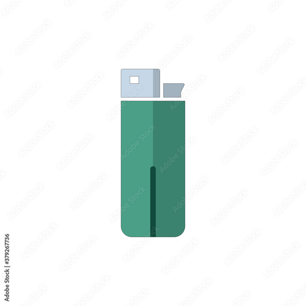 Lighter Flat Icon Design Vector Template Illustration Lighter Flat Icon Design Vector Template Illustration