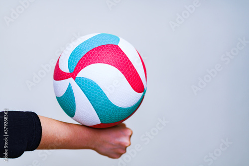 volley ball and hand in Japan