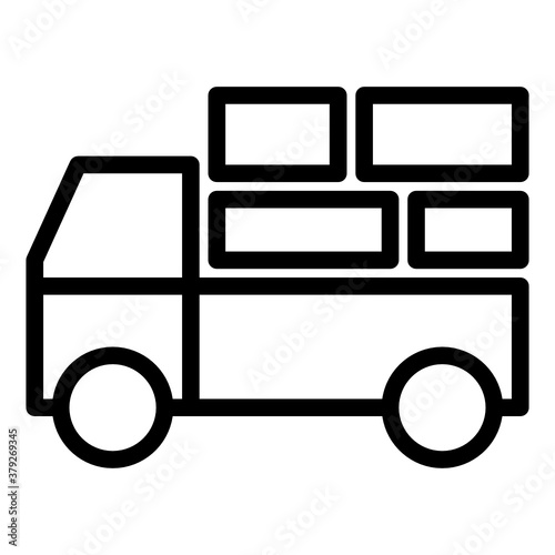transport line style icon. very suitable for your creative product.