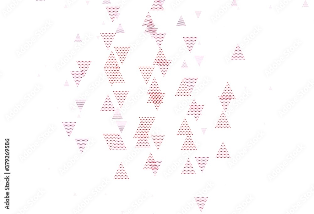 Light Pink, Red vector background with polygonal style.