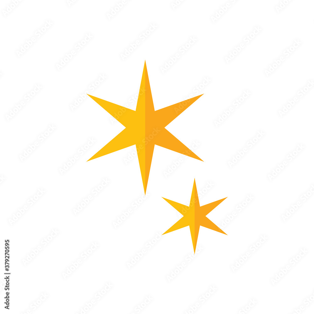 Obraz premium Sparkle Icon Design Vector Template Illustration