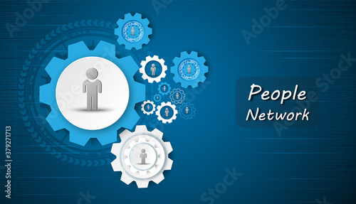 Social network connected
