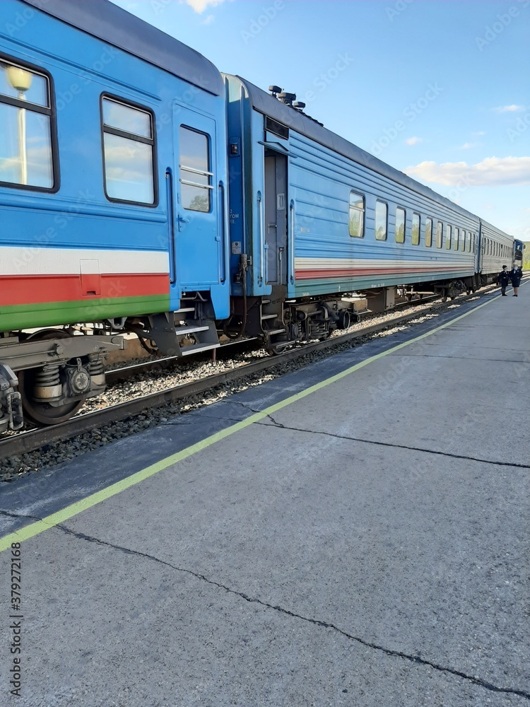 train on railway