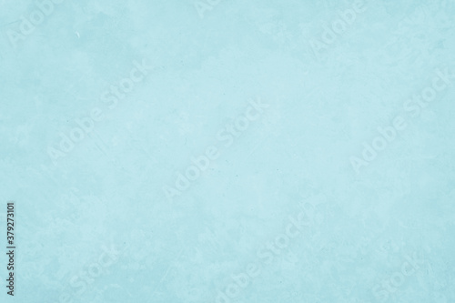 Blank pastel blue and white concrete texture. Mint Green background wall decor. 
