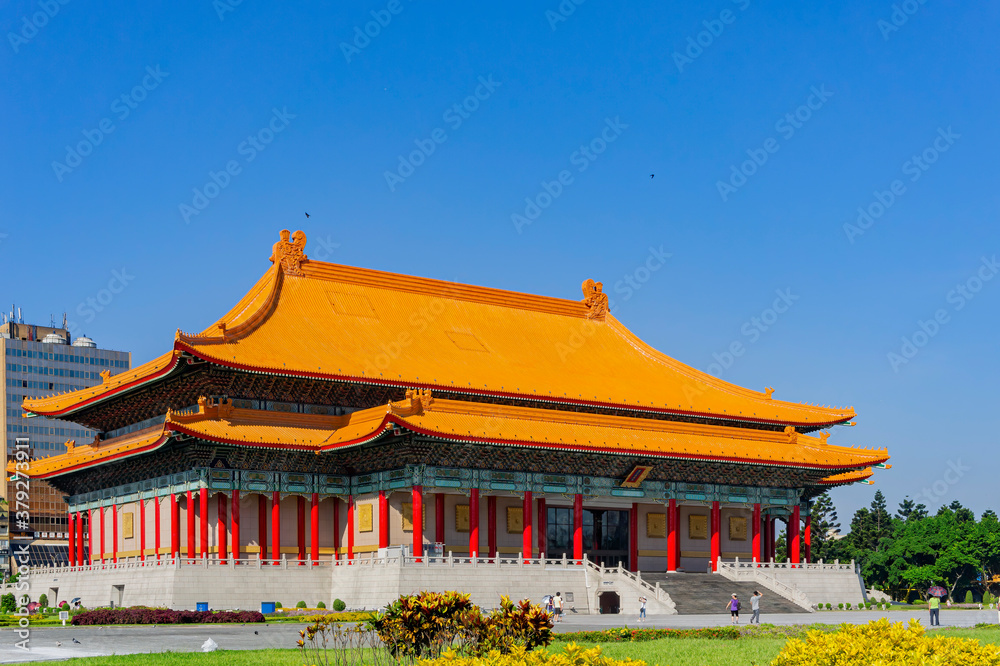 Naklejka premium at National Chiang Kai-shek Memorial Hall, Taipei, Taiwan