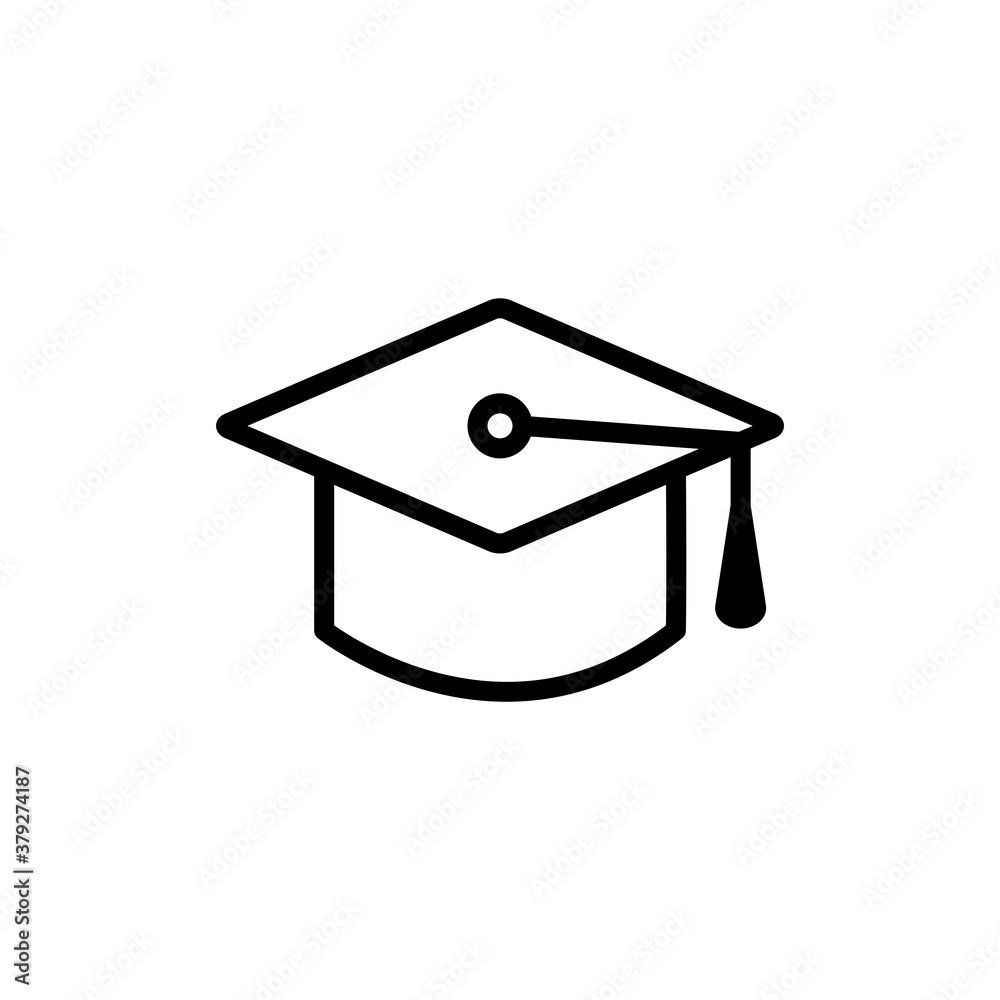 Graduate Icon Design Vector Template Illustration Graduate Icon Design Vector Template Illustration