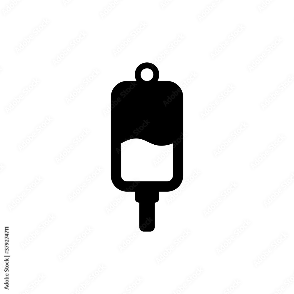 Infuse Blood Bag Icon Design Vector Template Illustration Infuse Blood Bag Icon Design Vector Template Illustration
