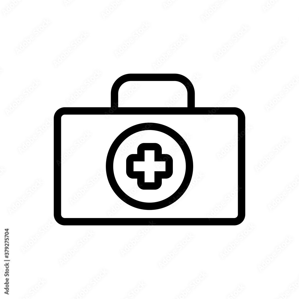 First Aid Kit Icon Design Vector Template Illustration First Aid Kit Icon Design Vector Template Illustration