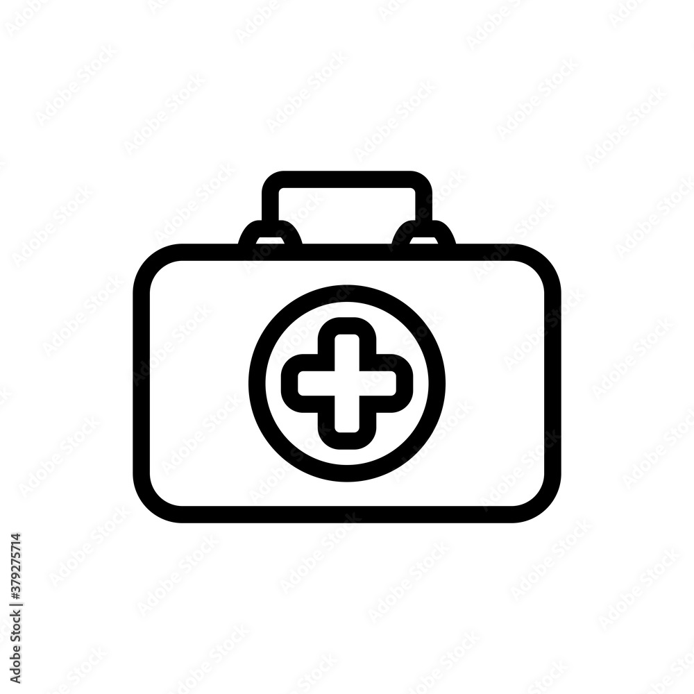 First Aid Kit Icon Design Vector Template Illustration First Aid Kit Icon Design Vector Template Illustration