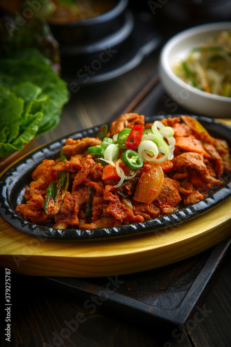 제육볶음 한국음식 pork