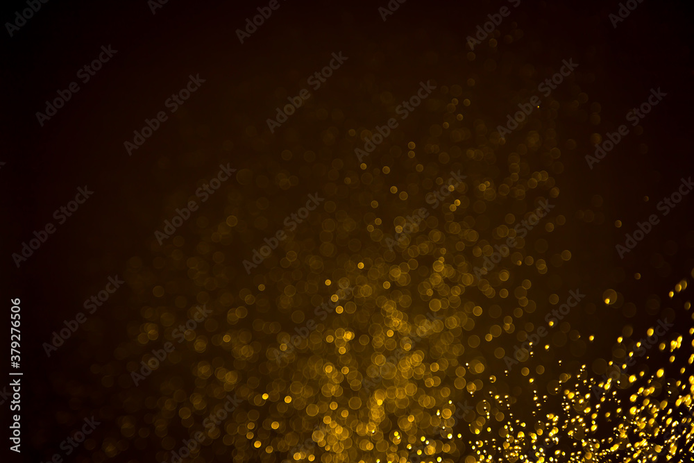 Obraz premium Abstract gold bokeh