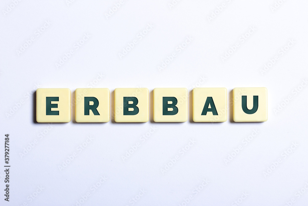 Erbbau auf weißem Hintergrund Erbbau auf weißem Hintergrund