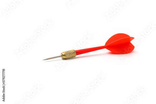 Red darts isolated on white background
