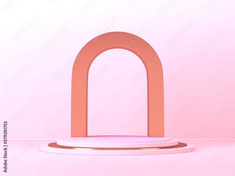 Abstract minimal scene with geometrical forms Abstract minimal scene with geometrical forms