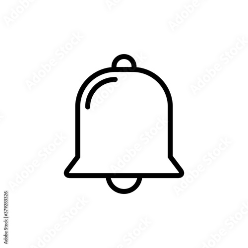 Bell Best Flat Icon Design Vector Template Illustration