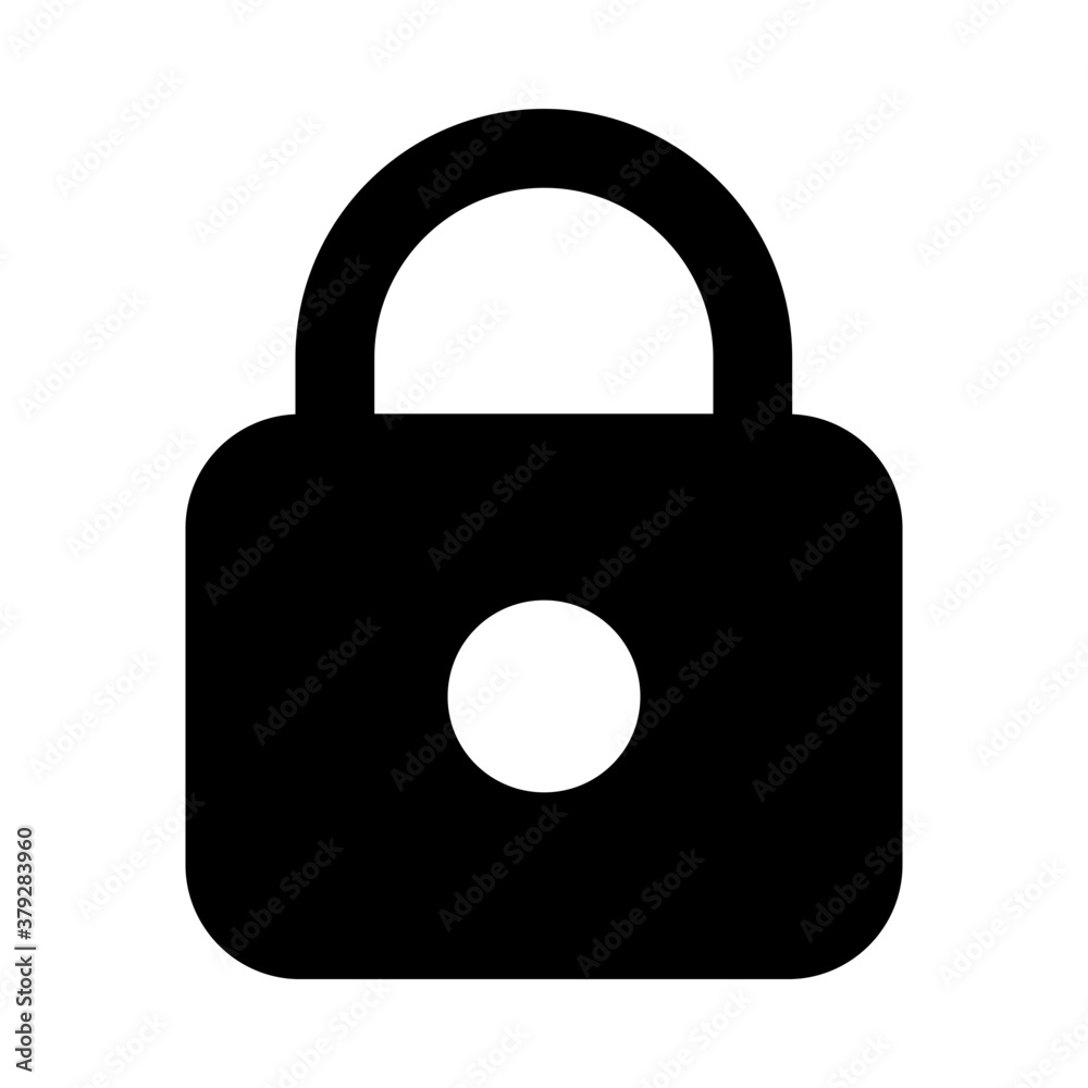 Glyph icon of door lock, detachable lock with a hinged hoop fastened through a ring
Glyph icon of door lock, detachable lock with a hinged hoop fastened through a ring