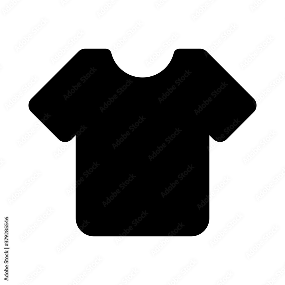 Filled vector of plain t shirt icon
Filled vector of plain t shirt icon