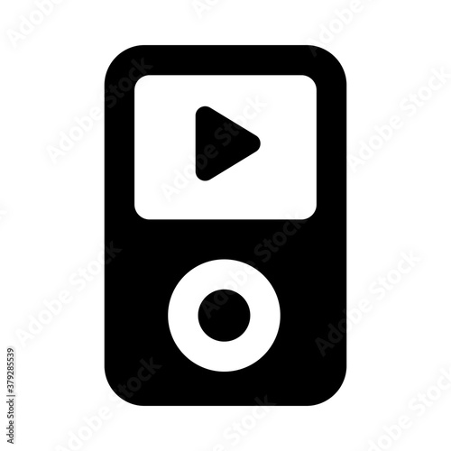 
A portable music device, mp3 music player icon
