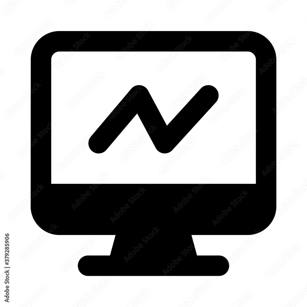 Filled vector design of online data analytics icon
Filled vector design of online data analytics icon