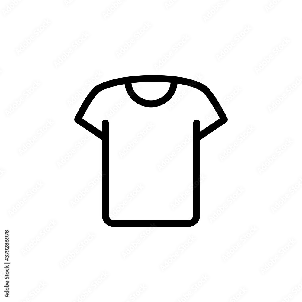 T-shirt Flat Icon Design Vector Template Illustration T-shirt Flat Icon Design Vector Template Illustration