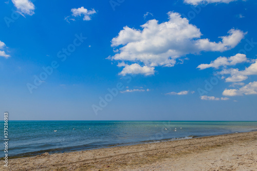 View of the Black sea in UKraine