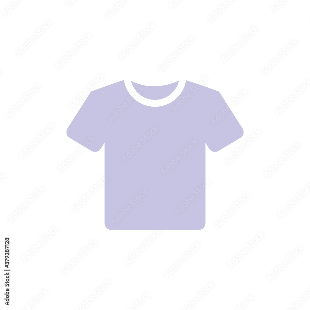 T-shirt Flat Icon Design Vector Template Illustration T-shirt Flat Icon Design Vector Template Illustration