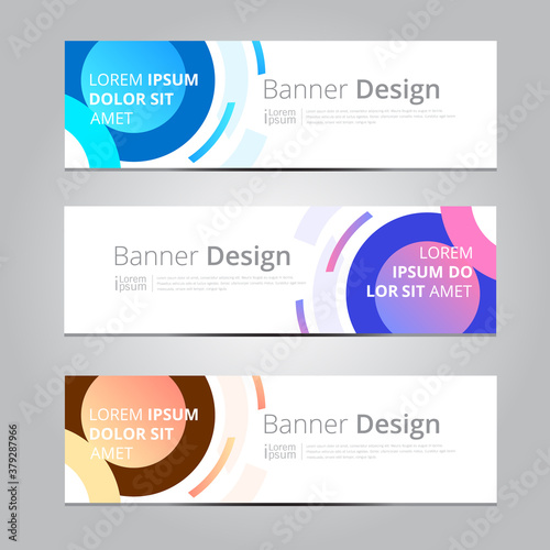 Vector abstract design background texture banner template.