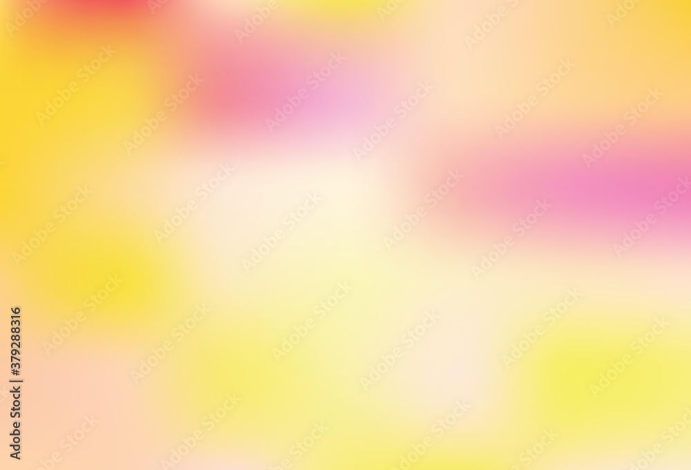 Light Orange vector blurred and colored pattern.