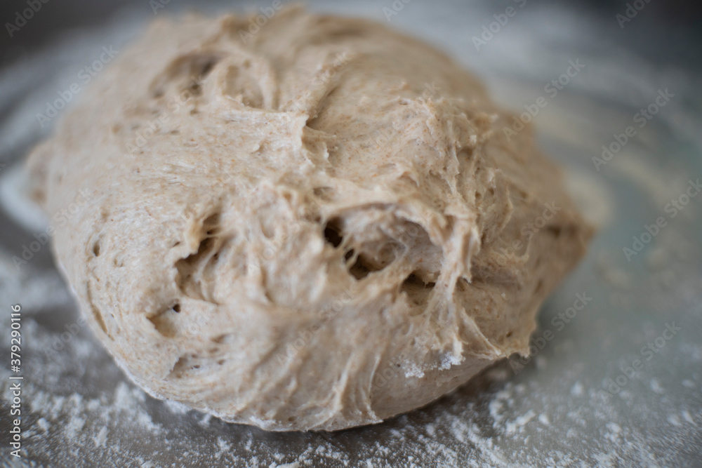 mixing water and whole wheat flour together mixing water and whole wheat flour together