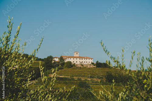 Obraz na plátně Abbazia di Rosazzo, Friuli Venezia Giulia region, Abbey of Rosazzo, beautiful vi