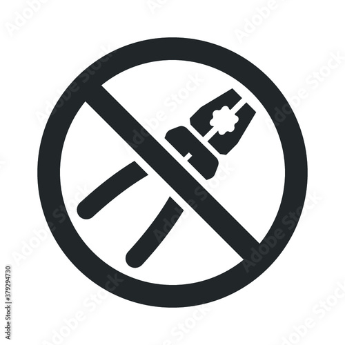 Pliers restriction icon