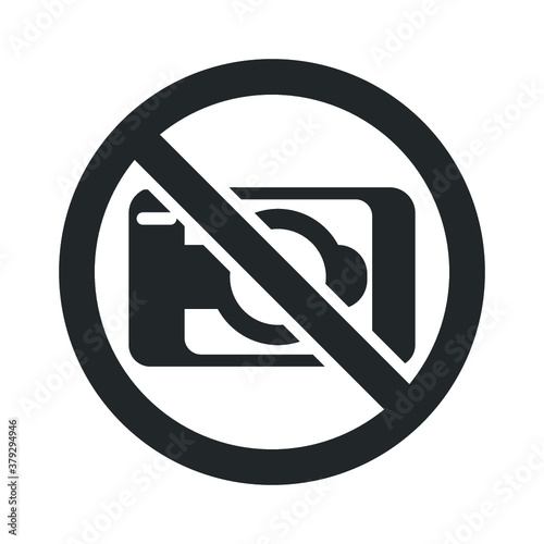 Camera restriction icon