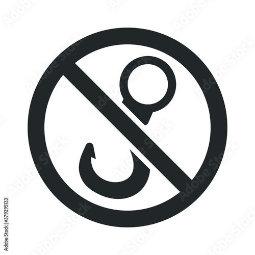 No fishing restriction icon