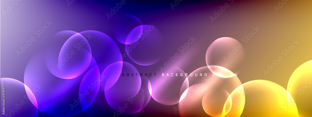 Vector abstract background liquid bubble circles on fluid gradient with shadows and light effects. Shiny design templates for text Vector abstract background liquid bubble circles on fluid gradient with shadows and light effects. Shiny design templates for text