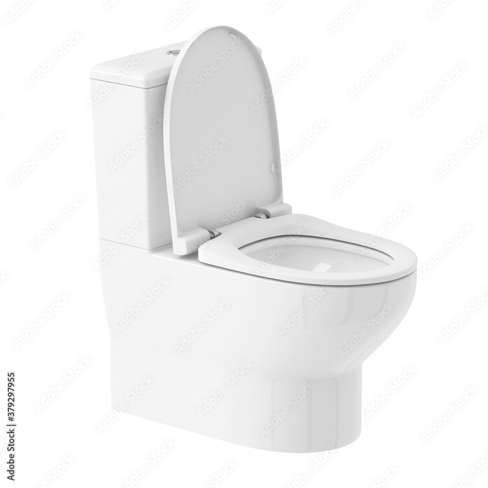 Fotografie WC. White ceramic toilet
