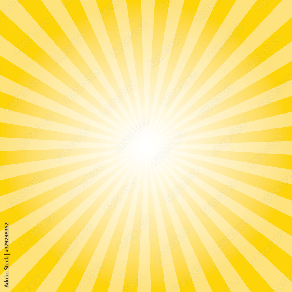 Title: Sunburst background. Cyber yellow radiate sun beam burst effect. Sunbeam light flash boom. Sunrise glow burst. Solar radiance glare, retro design illustration. Title: Sunburst background. Cyber yellow radiate sun beam burst effect. Sunbeam light flash boom. Sunrise glow burst. Solar radiance glare, retro design illustration.