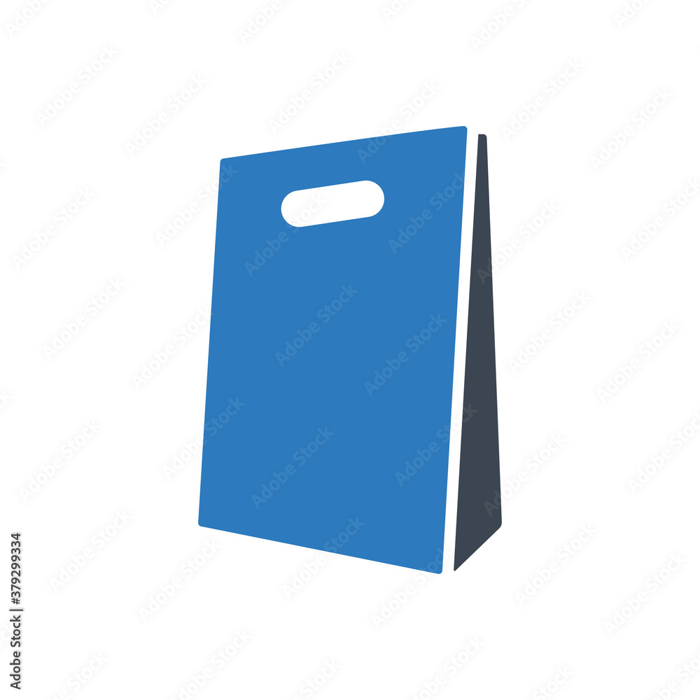 Shopping bag icon ( vector illustration )