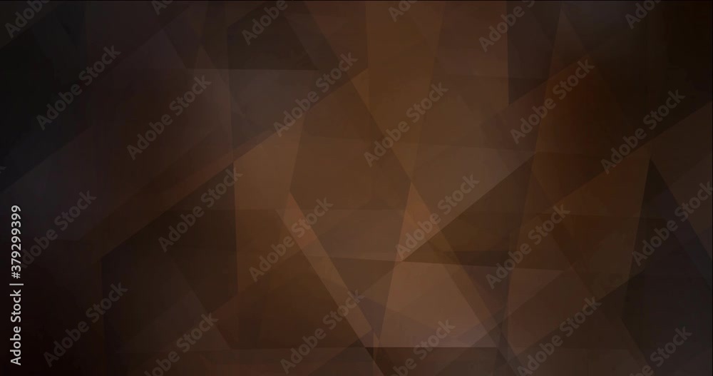 4K looping dark brown flowing video with rectangles. Holographic abstract video with cubs, rectangles. Clip for mobile apps. 4096 x 2160, 30 fps.