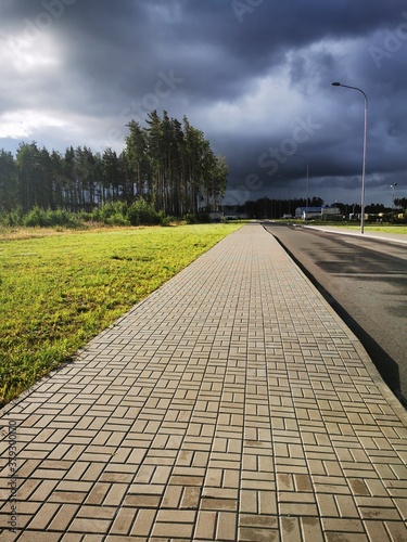 road in the city