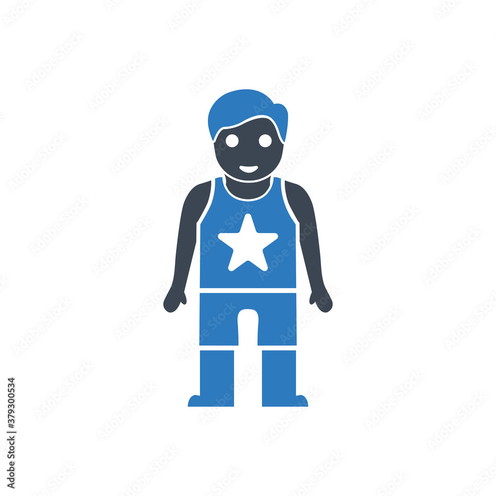 Boy icon ( vector illustration ) Boy icon ( vector illustration )