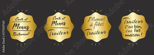 Menu Traiteur, restaurant, réveillon