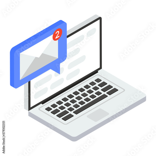 
Received email vector style, correspondence concept 
